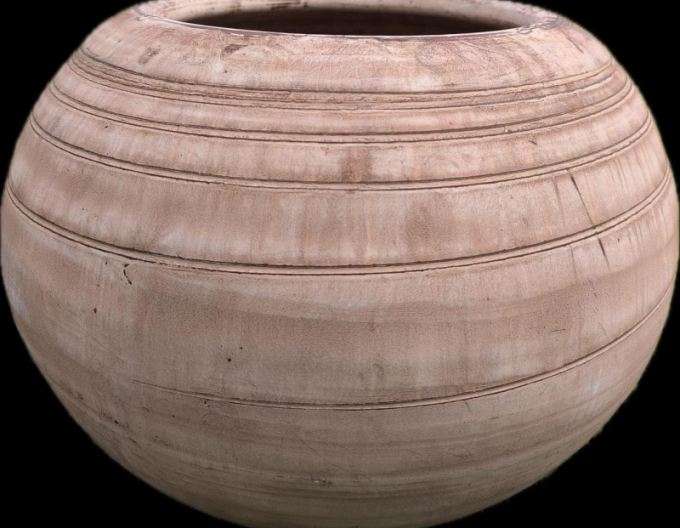 Hliněný Květináč světle hnědý ´Gula L´