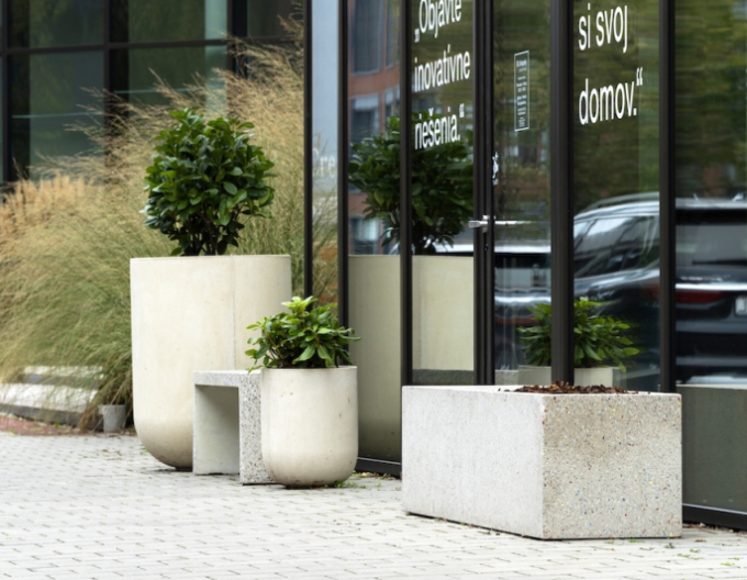 Květináč Terratico Fusion Essen L Pearl