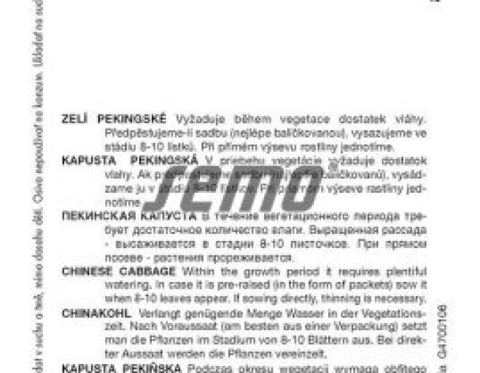 Semo Zelí pekingské ´Concord F1´