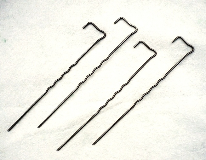 Kotvící upevňovací háky 30 cm - ocelové