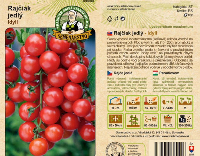 Semenářství Rajče Idyll