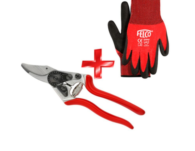 FELCO 6 Nůžky + rukavice FELCO 701 - M