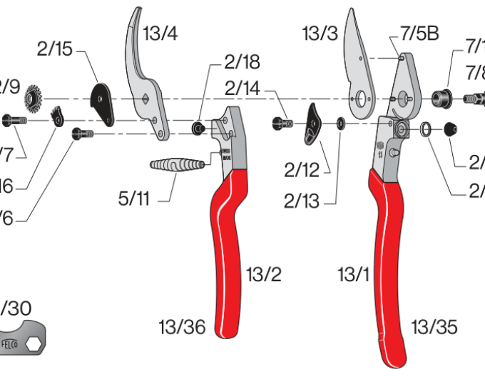 FELCO 13 Zahradnické nůžky