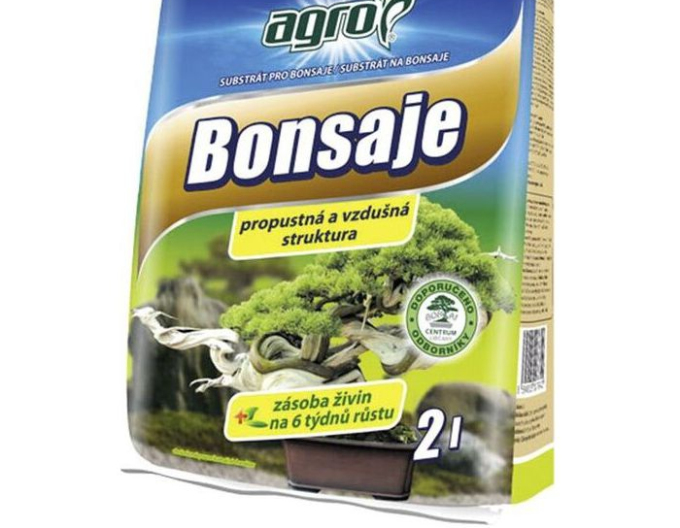 AGRO Bonsajový substrát 2l