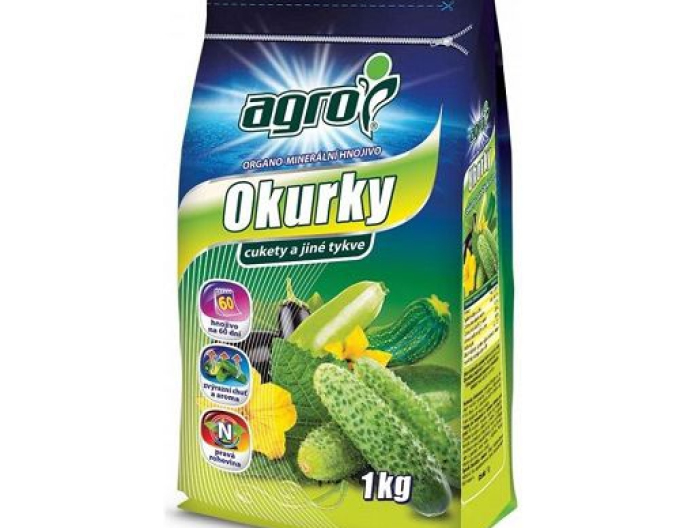 Agro organicko - minerální hnojivo pro okurky, cukety, dýně 1kg