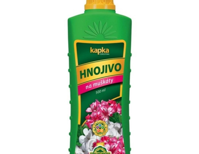 Kapka Hnojivo na muškátové keře 0,5l
