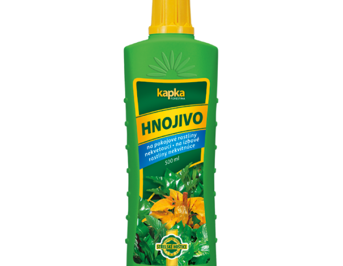 Kapka Hnojivo pro pokojové rostliny nekvetoucí 0,5l