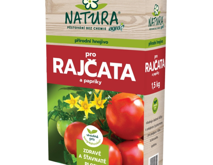 NATURA Organické hnojivo pro rajčata a papriky 1,5 kg