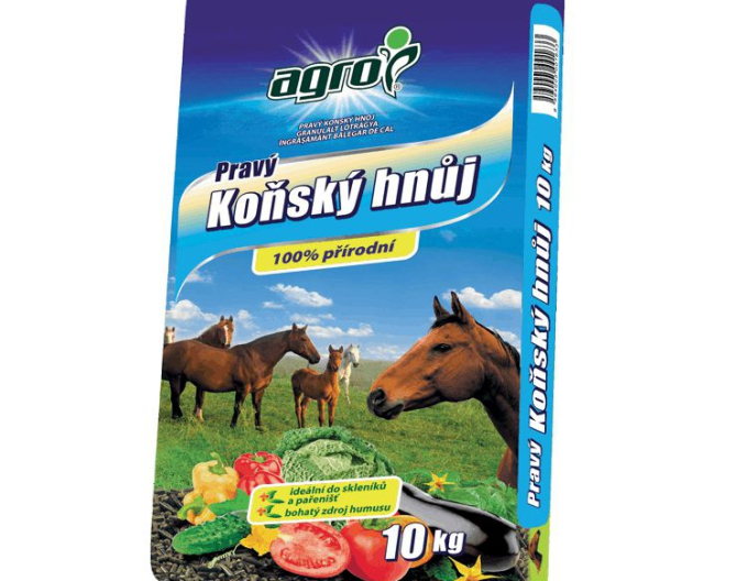 AGRO Pravý koňský hnůj 10kg