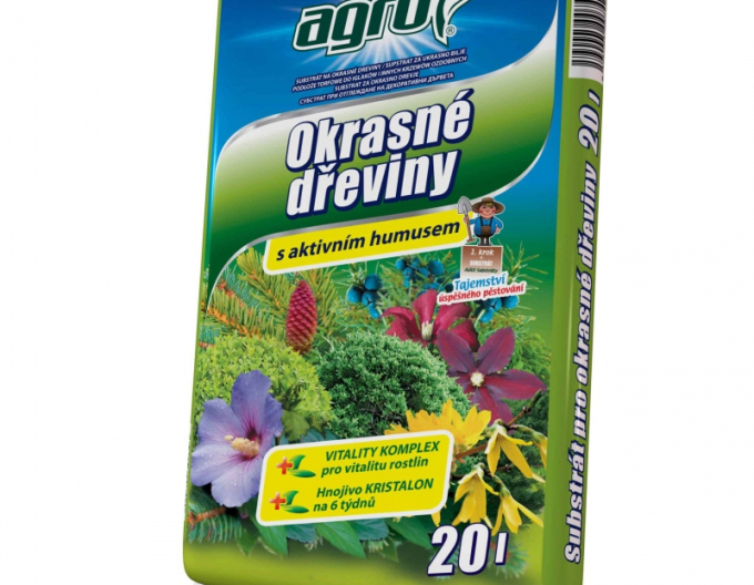 AGRO Substrát pro okrasné dřeviny 20l
