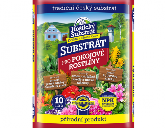 Hoštický Substrát pro pokojové rostliny 10l