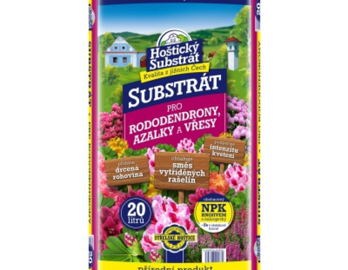 Hoštický Substrát pro rododendrony, azalky a vřesy 20l