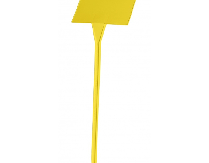 Jmenovka pro rostliny žlutá 1ks 42cm