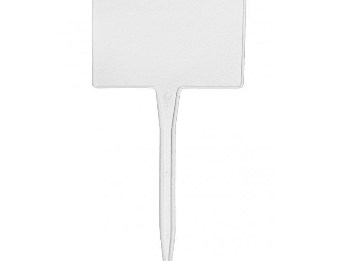 Jmenovka pro rostliny bílá 1ks 15cm