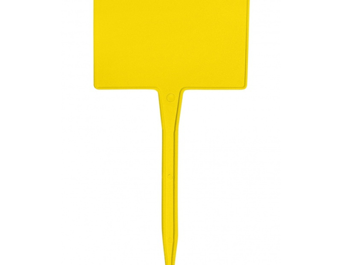 Jmenovka pro rostliny žlutá 1ks 15cm