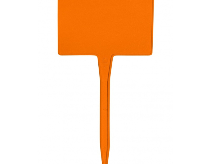 Jmenovka pro rostliny oranžová 1ks 15cm